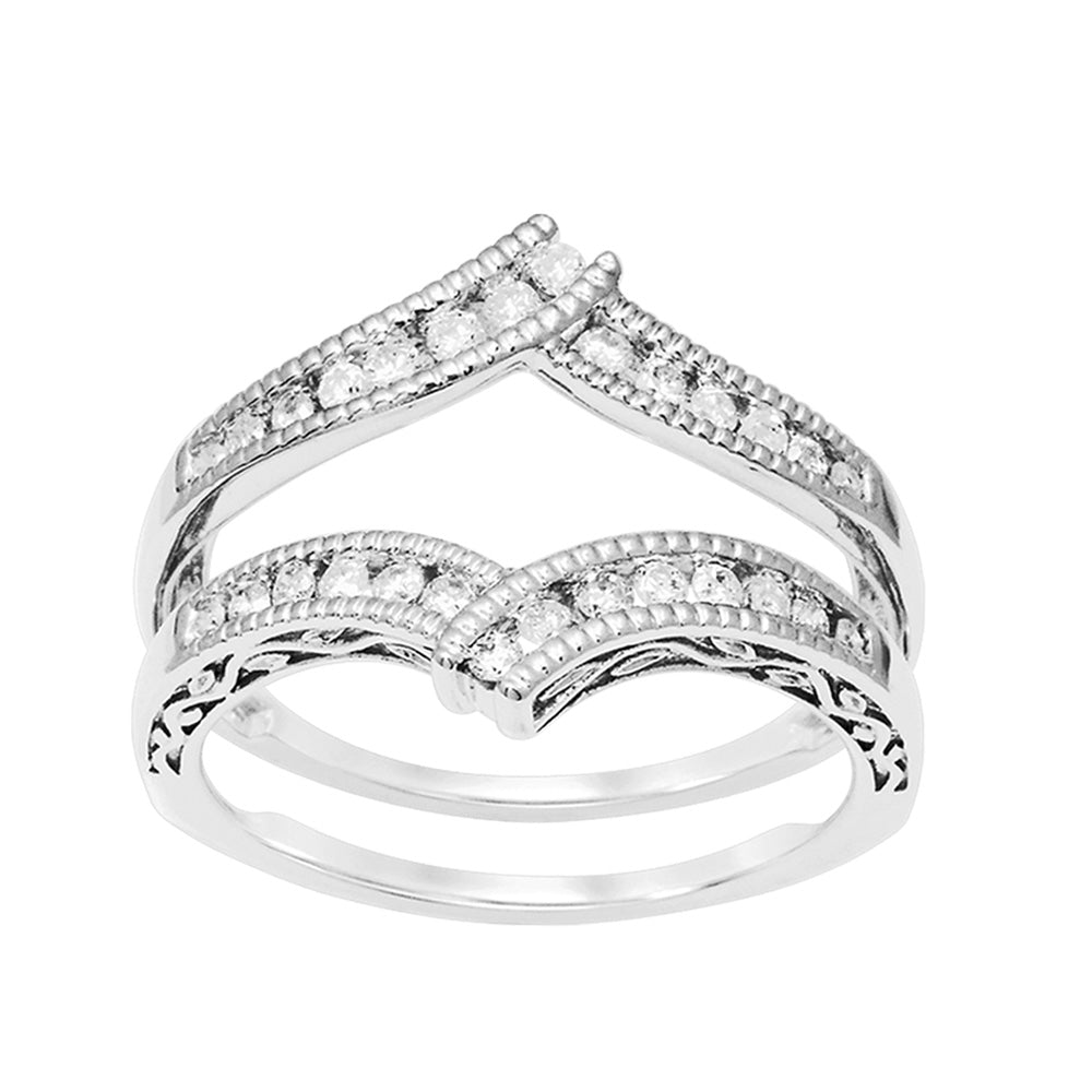 14K 0.35CT   Diamond RING GUARD