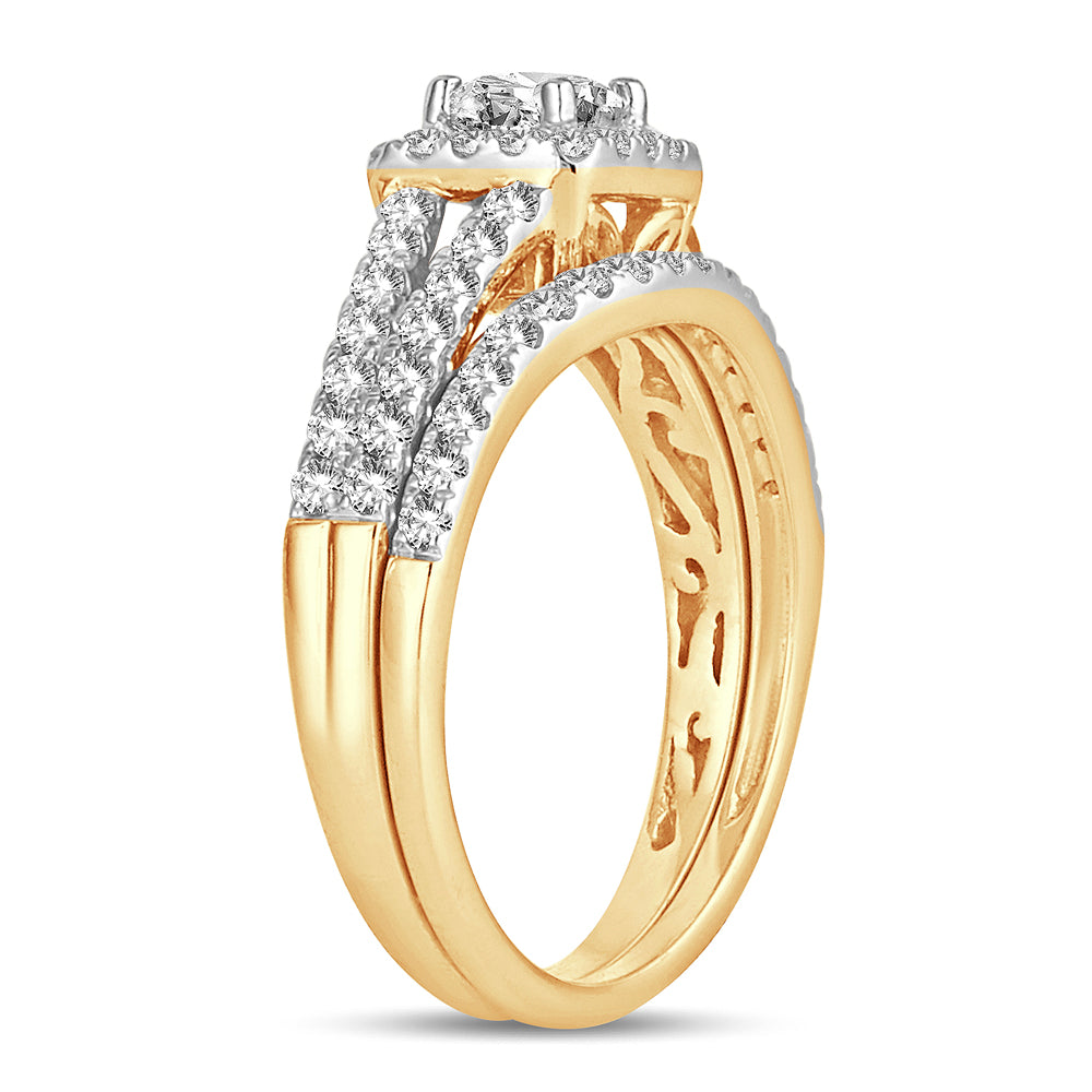 14K 1.00CT DIAMOND  BRIDAL RING