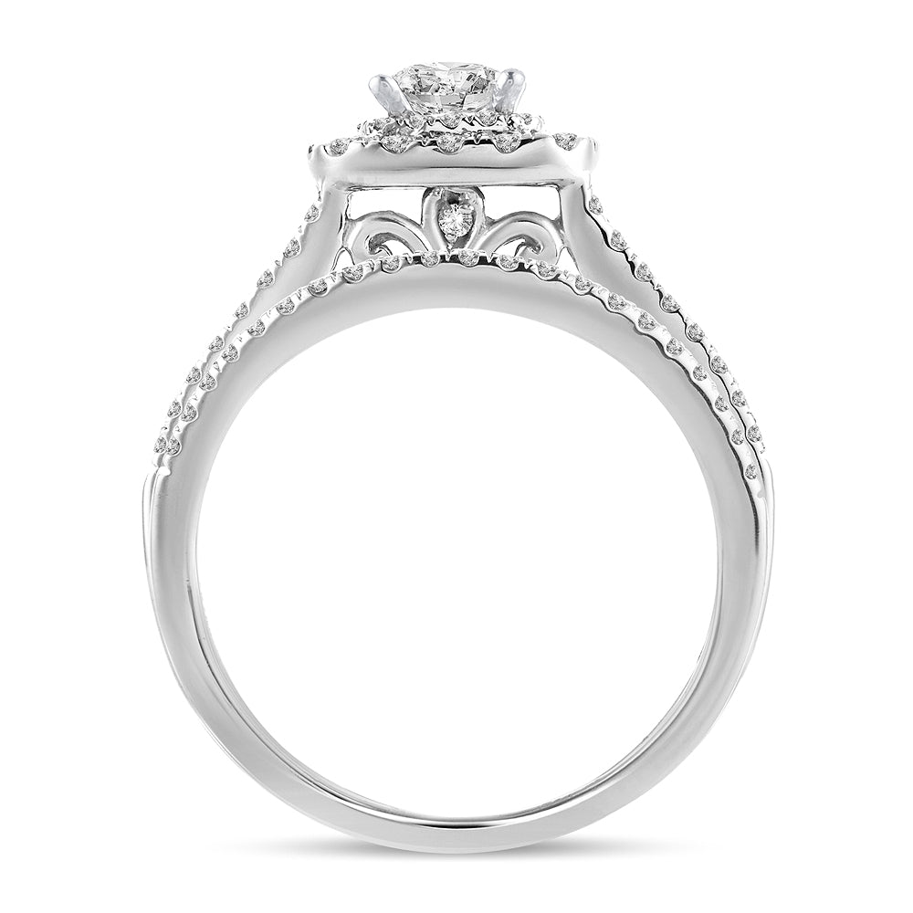 14K 1.00CT DIAMOND  BRIDAL RING