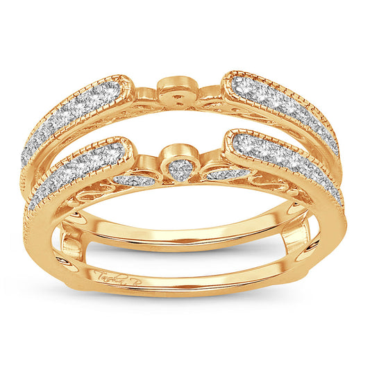 14K 0.34CT Diamond RING GUARD