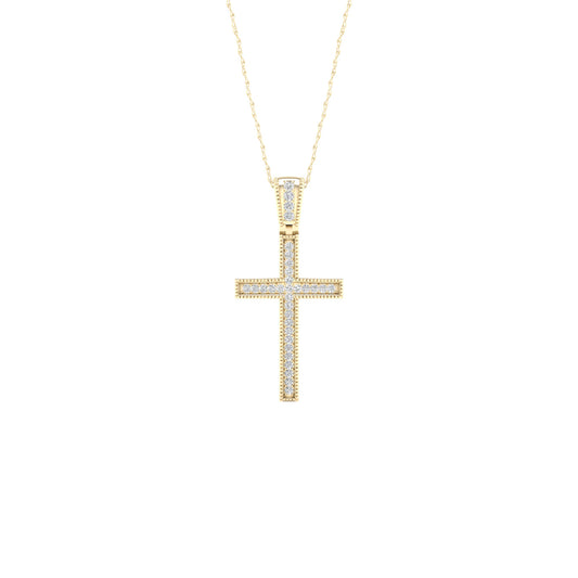 10K 0.10CT Diamond Pendant