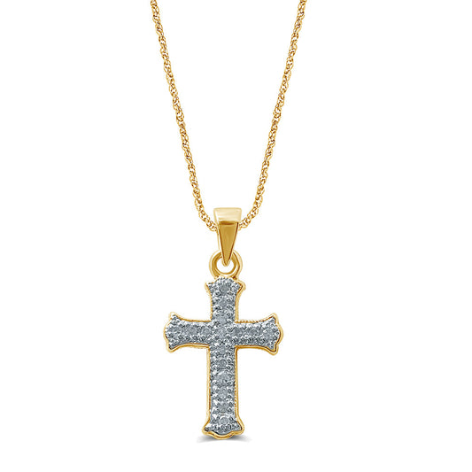 10K 0.08CT Diamond Pendant