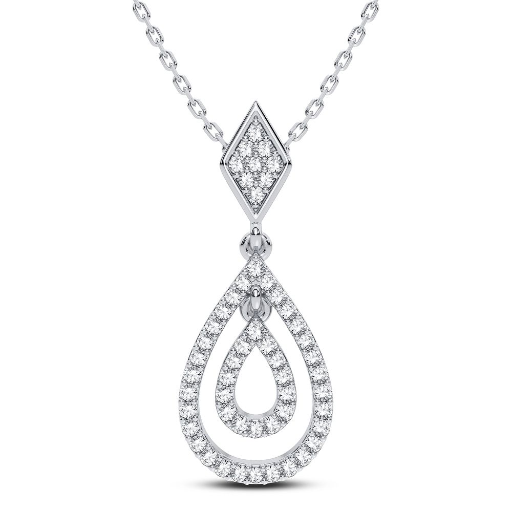 14K 0.19CT DIAMOND PENDANT