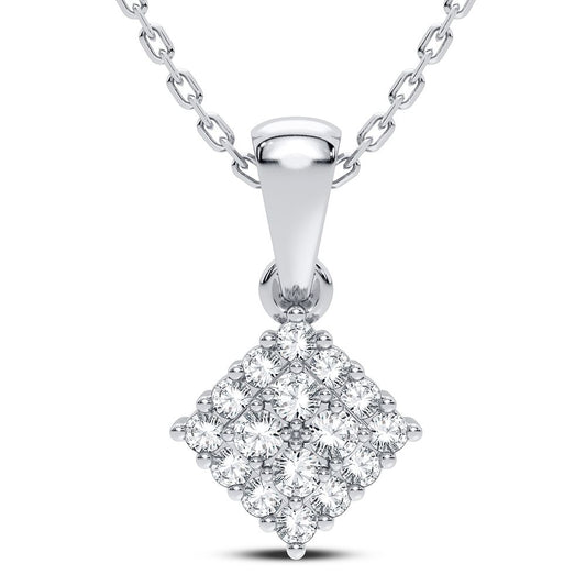 14K 0.16CT DIAMOND PENDANT