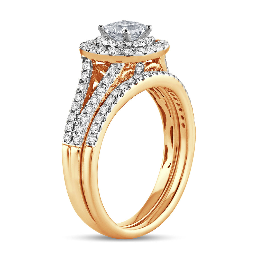 14K 1.00CT DIAMOND  BRIDAL RING
