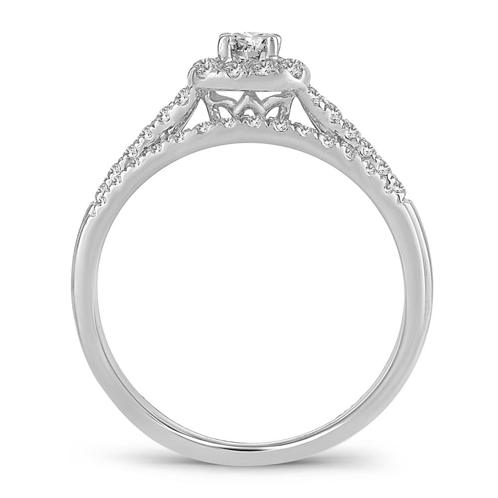 14K  0.51CT  DIAM  BRIDAL  RING