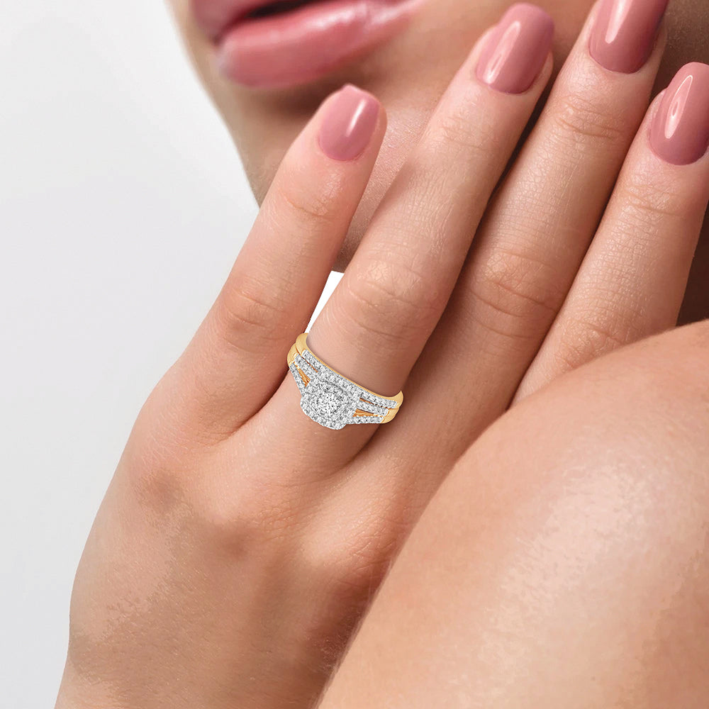 14K  0.50CT  DIAM  BRIDAL  RING