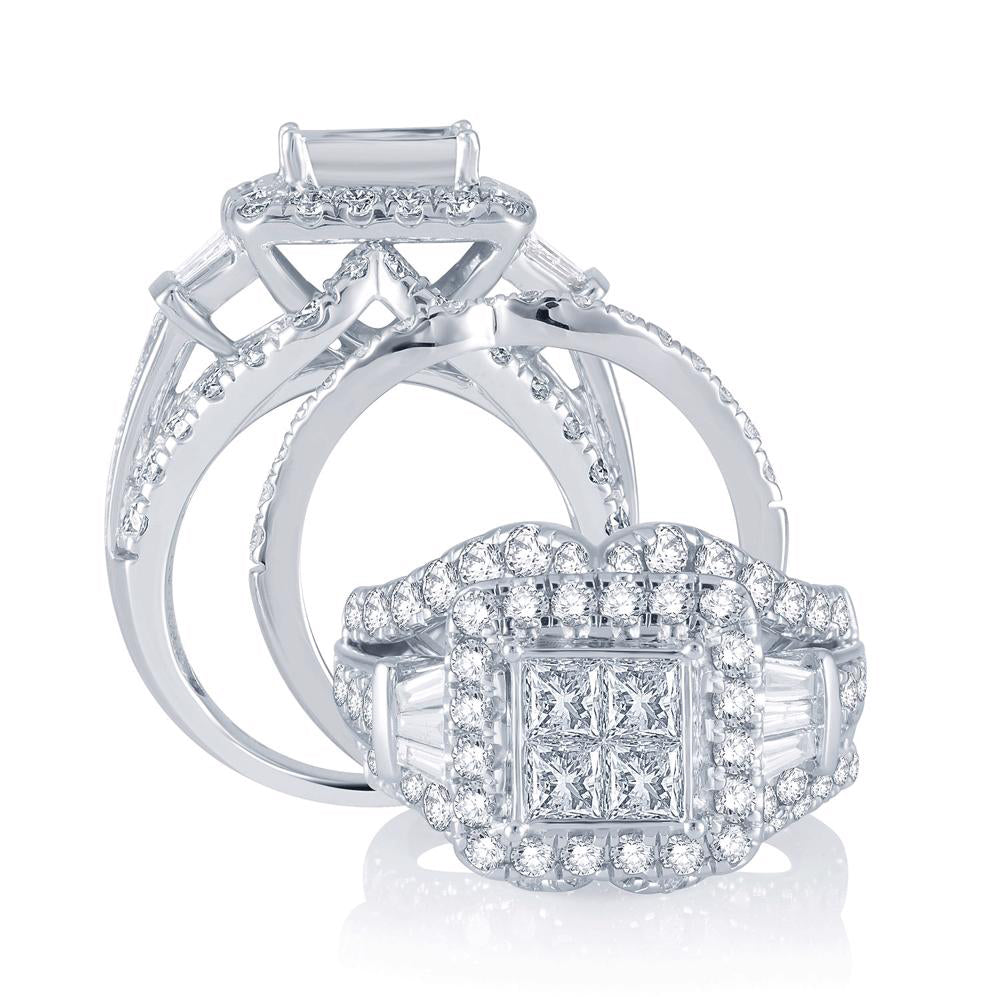 14K  3.85CT  Diamond  RING