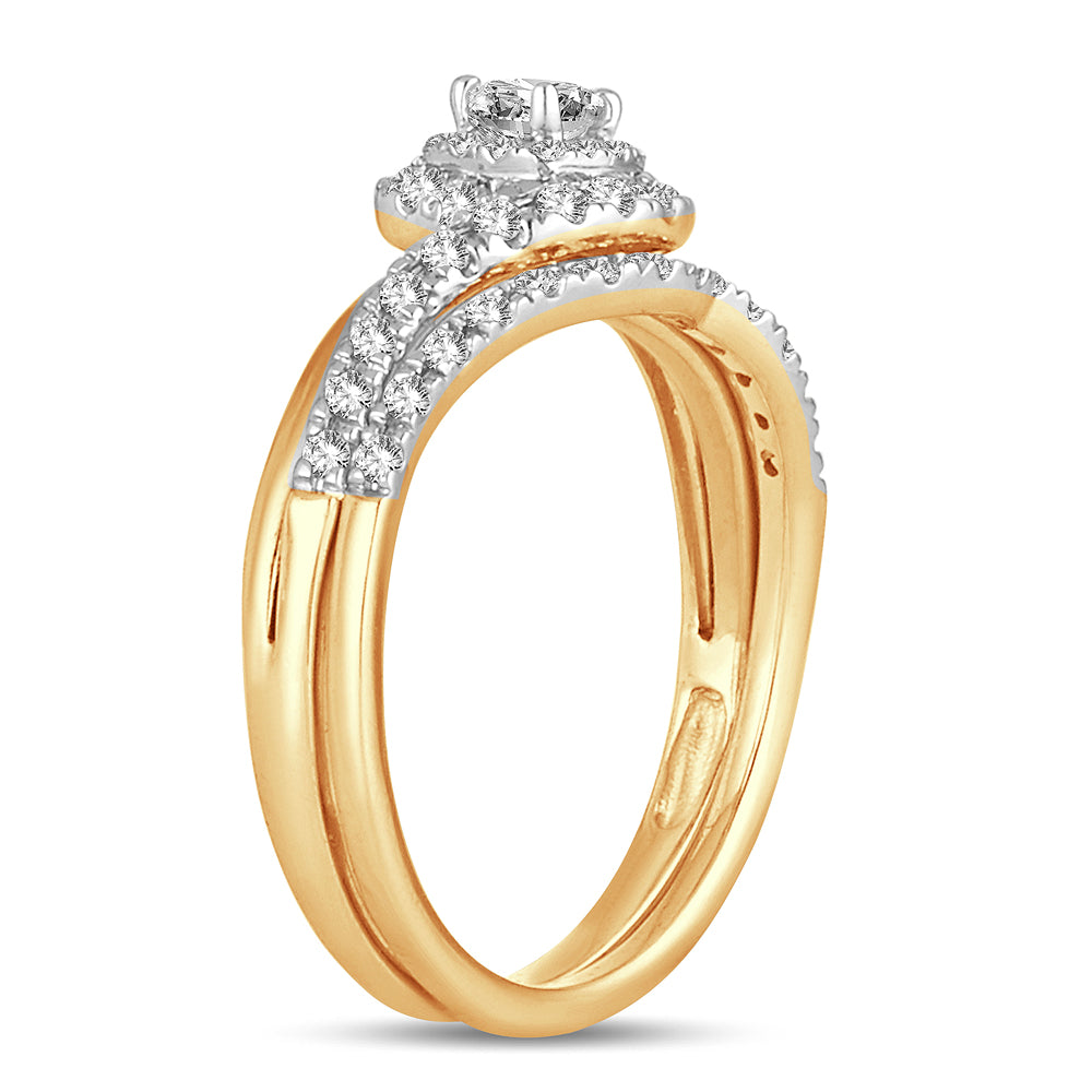 14K  0.50ct Diamond Bridal Ring