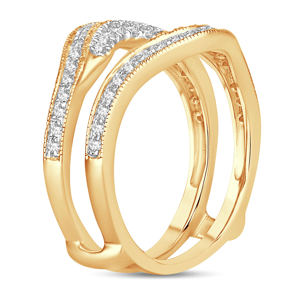 14K  0.50CT  DIA  RING GUARD