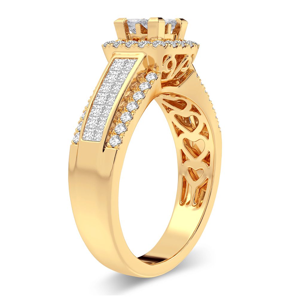 14K 0.93CT Diamond Ring
