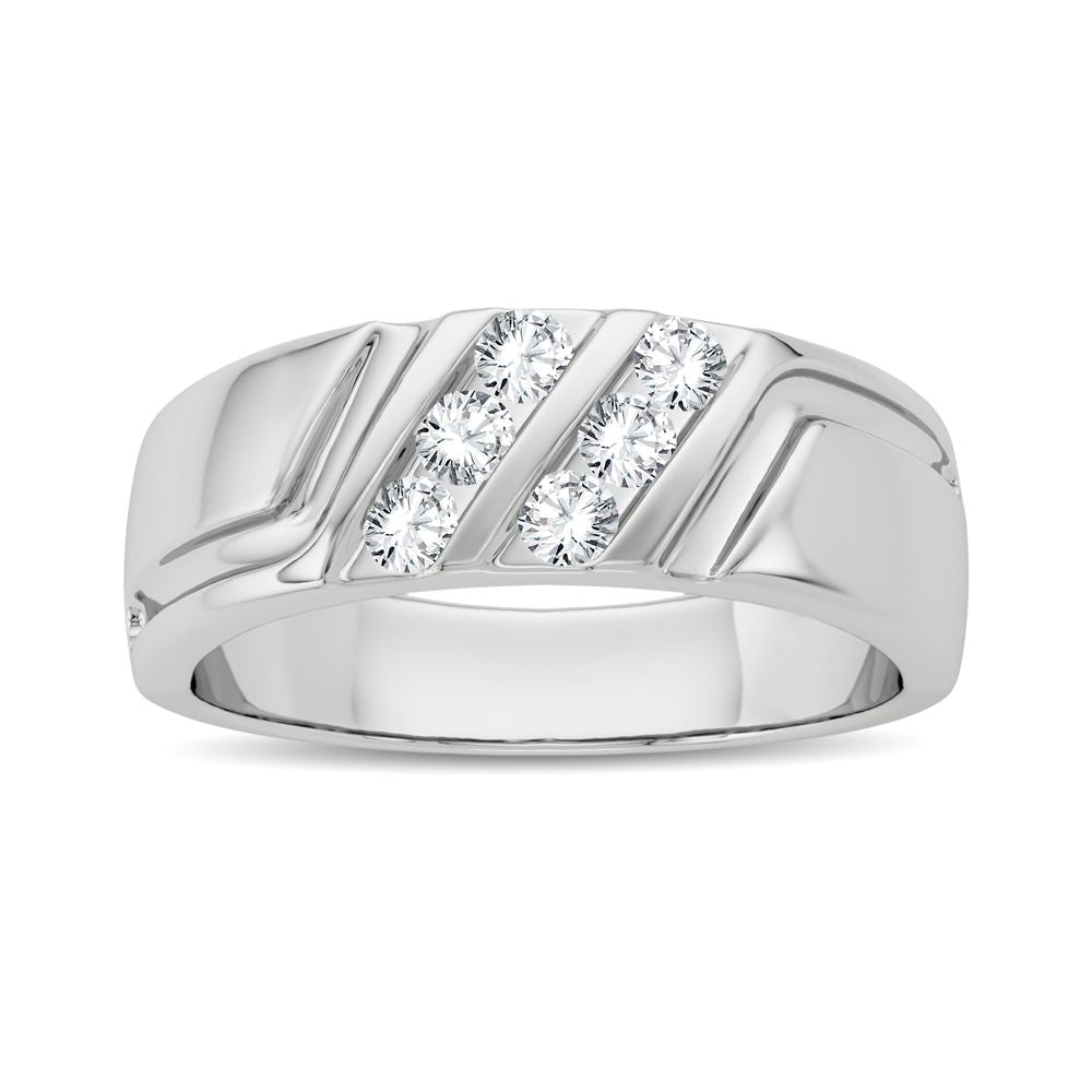 14K 0.25CT Diamond Band