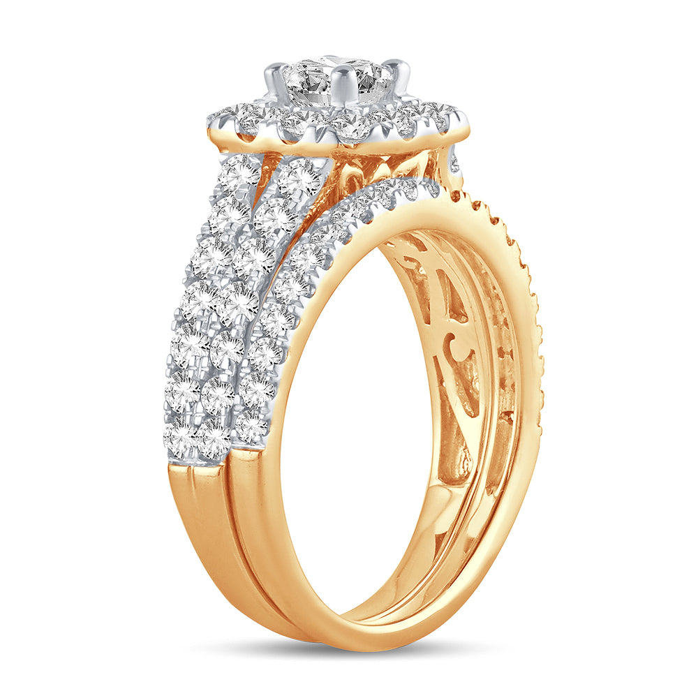 14K  2.00CT  Diamond  BRIDAL  RING