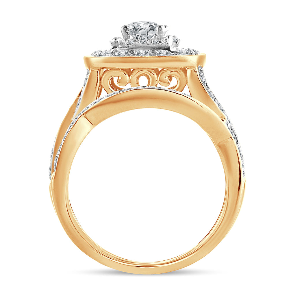 14K 2.00CT Diamond  BRIDAL RING