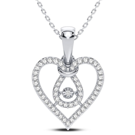 14K 0.30CT Diamond Pendant