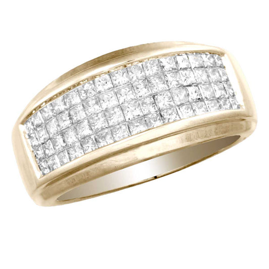 14K 2.00CT Diamond MEN'S BAND