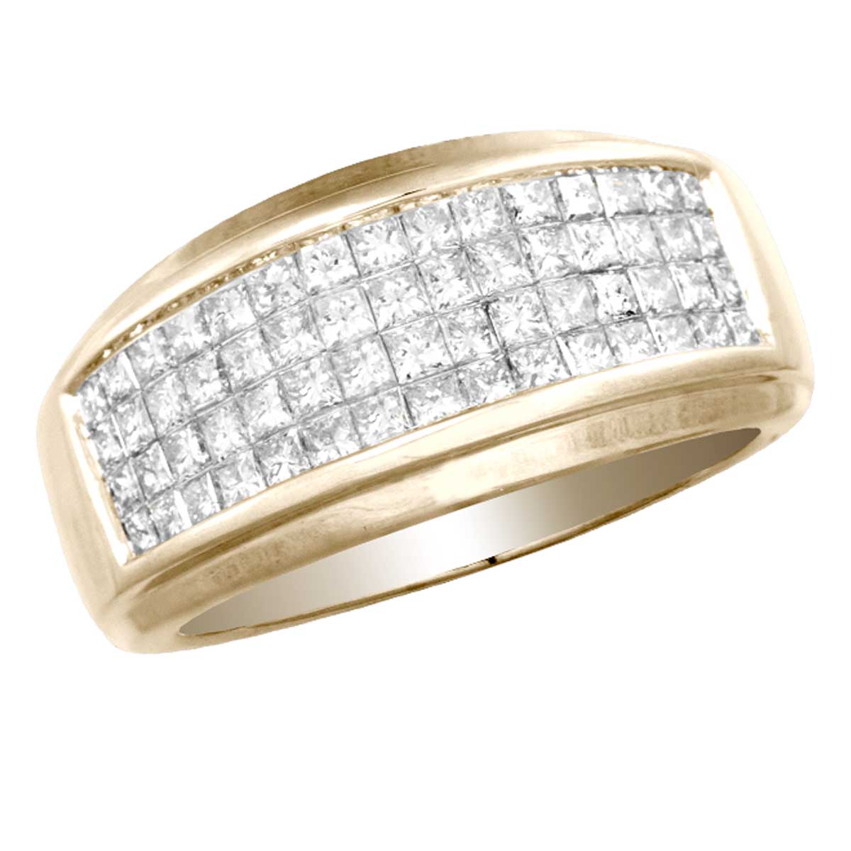 14K 2.00CT Diamond MEN'S BAND