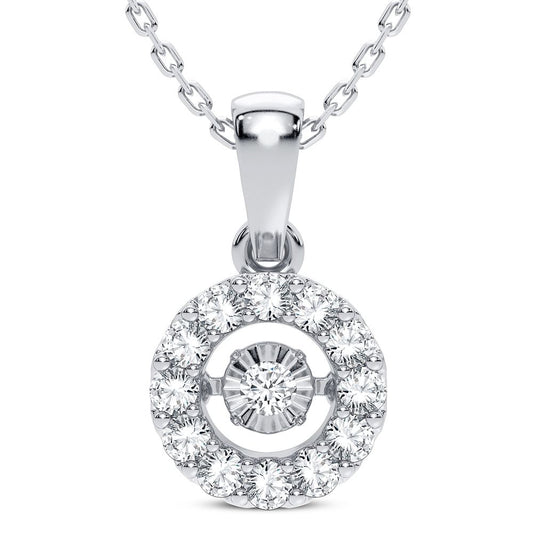 14K 0.25CT DIAMOND PENDANT