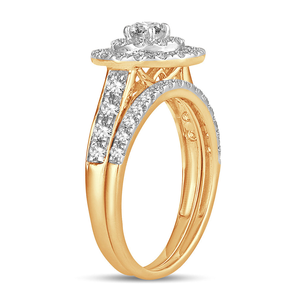 14K 1.00CT DIAMOND BRIDAL RING