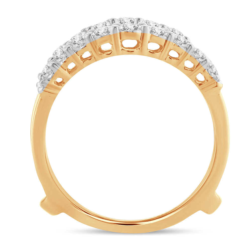 14K 1.00CT Diamond RING GUARD