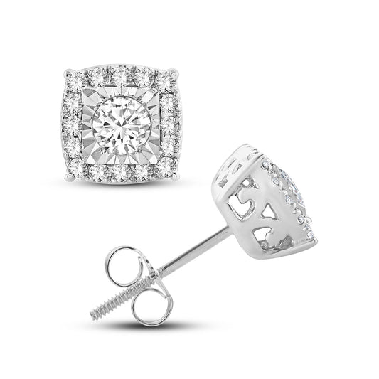 14K 0.50CT DIAM EARRING