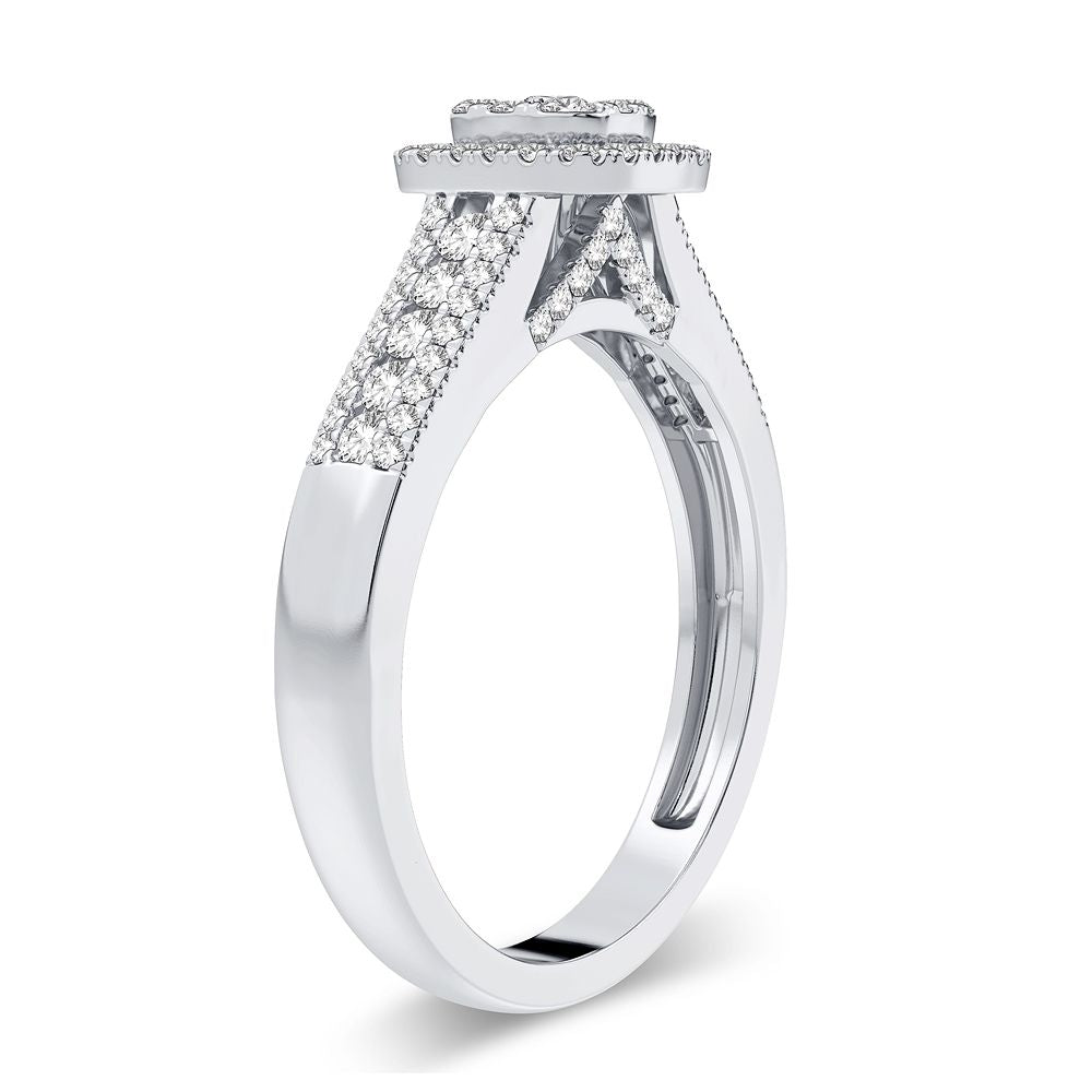10K 0.45CT Diamond Ring