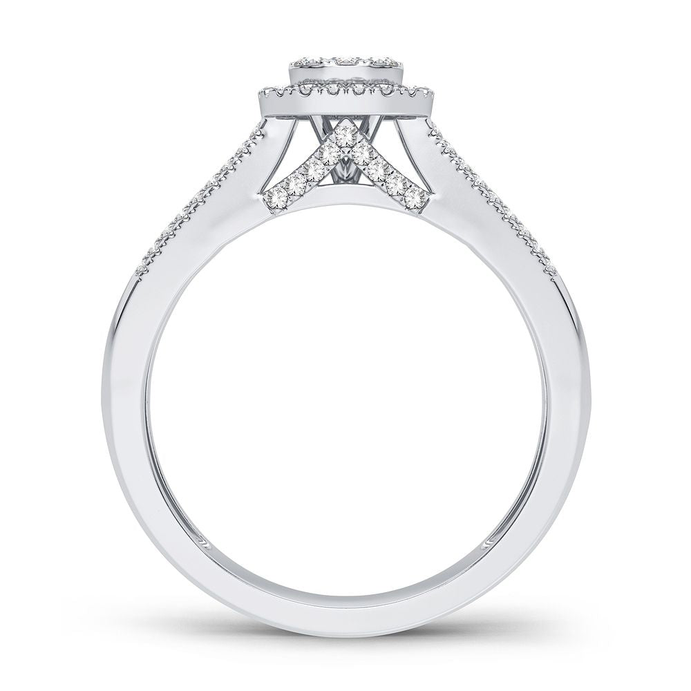 10K 0.45CT Diamond Ring