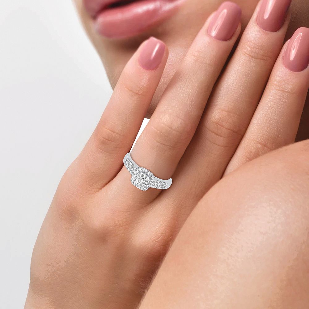 10K 0.45CT Diamond Ring