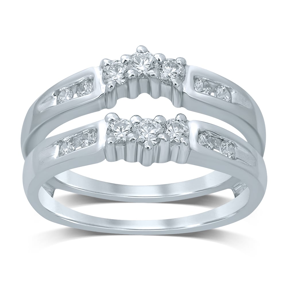 14K 0.52CT Diamond RING GUARD