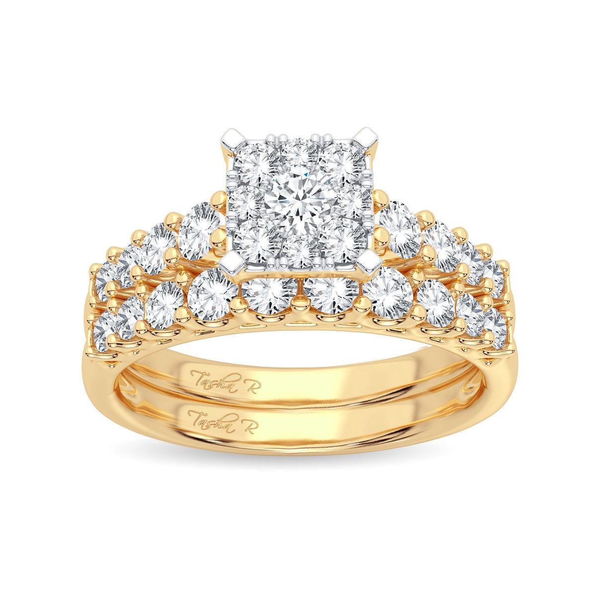 14K 1.00CT Diamond Bridal Ring