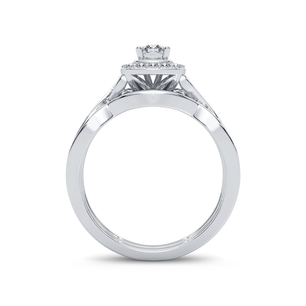 10K 0.40CT Diamond Bridal Ring