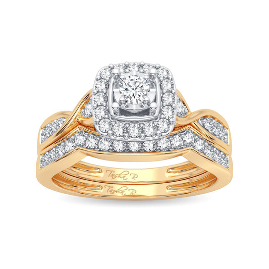 14K 0.40CT Diamond Bridal Ring
