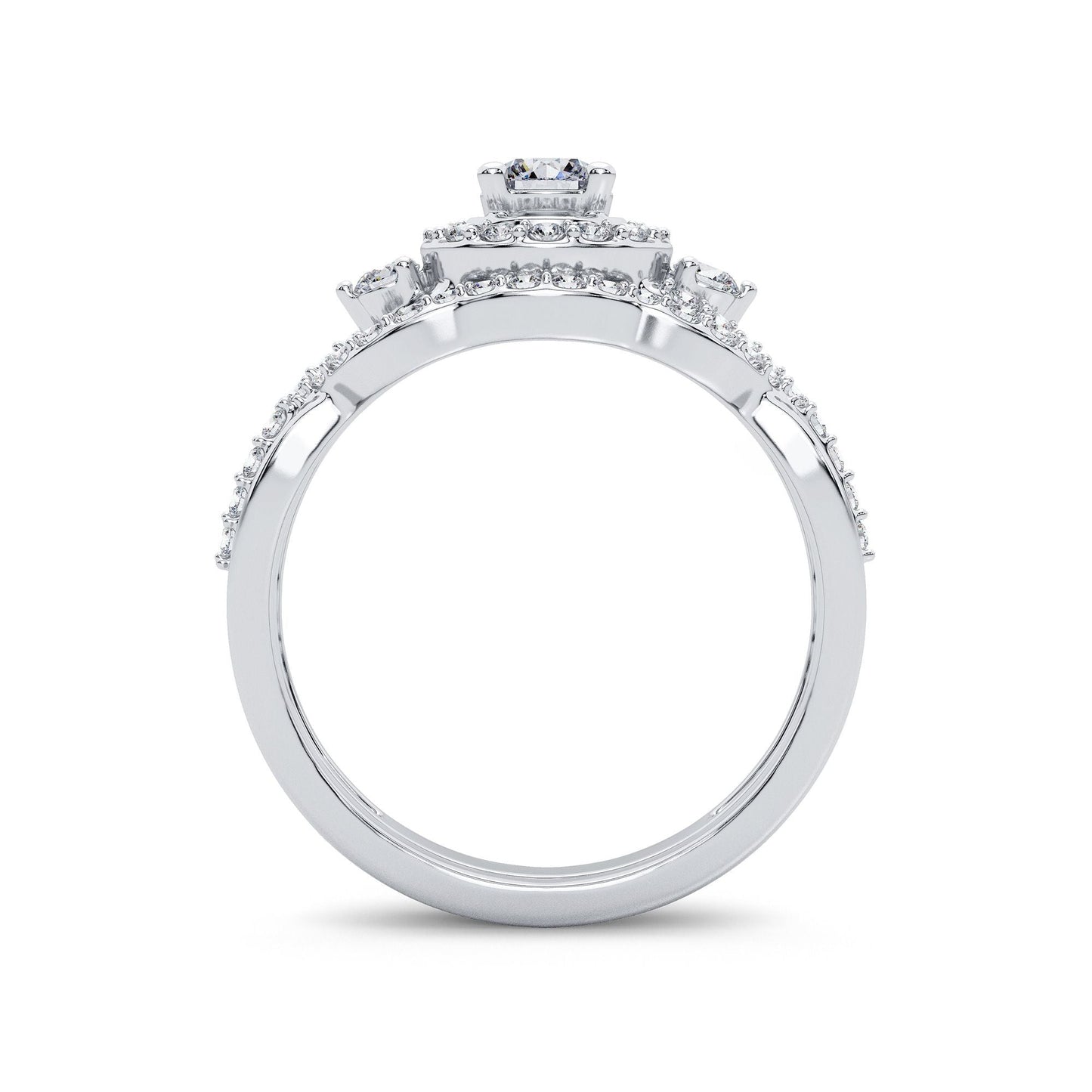 14K 0.50CT Diamond Bridal Ring