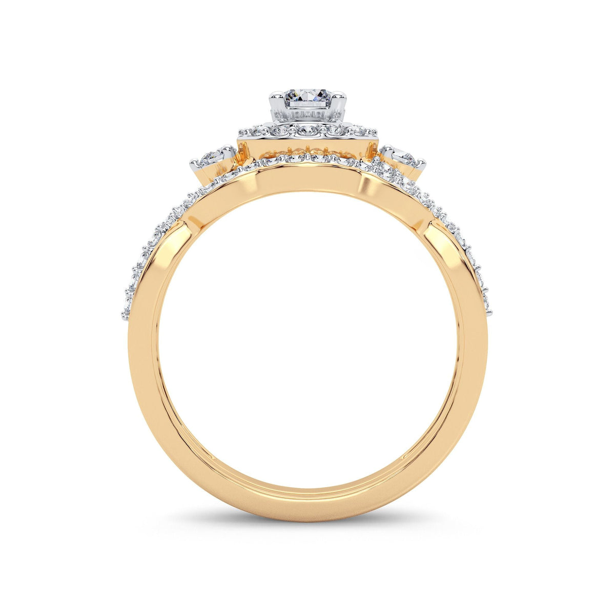 14K 0.50CT Diamond Bridal Ring