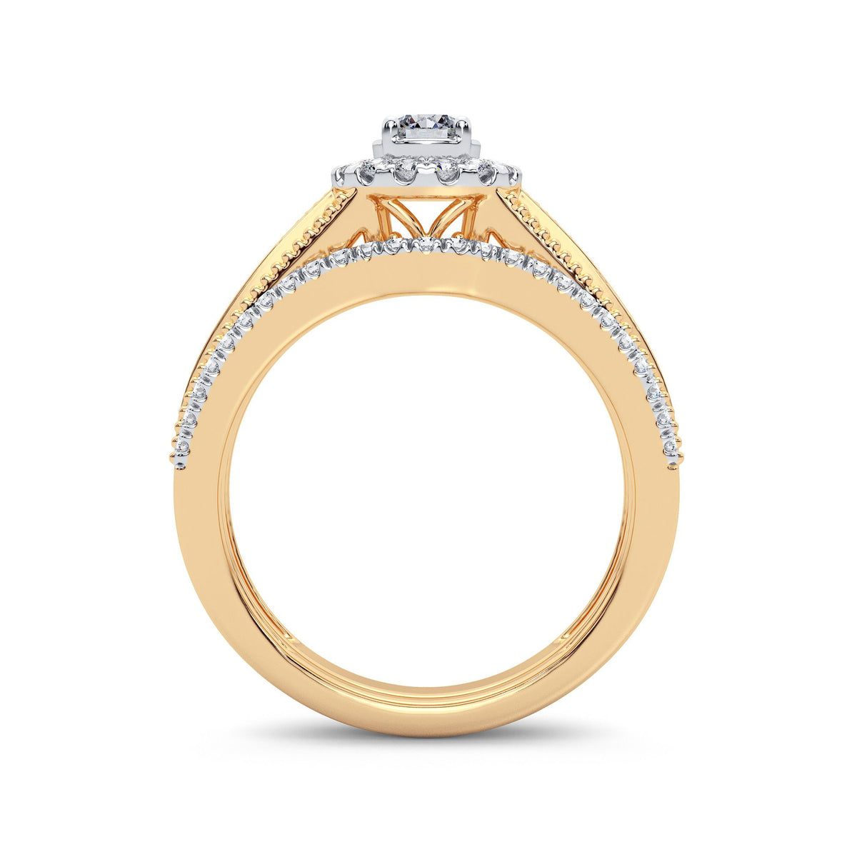 14K 0.50CT Diamond Bridal Ring