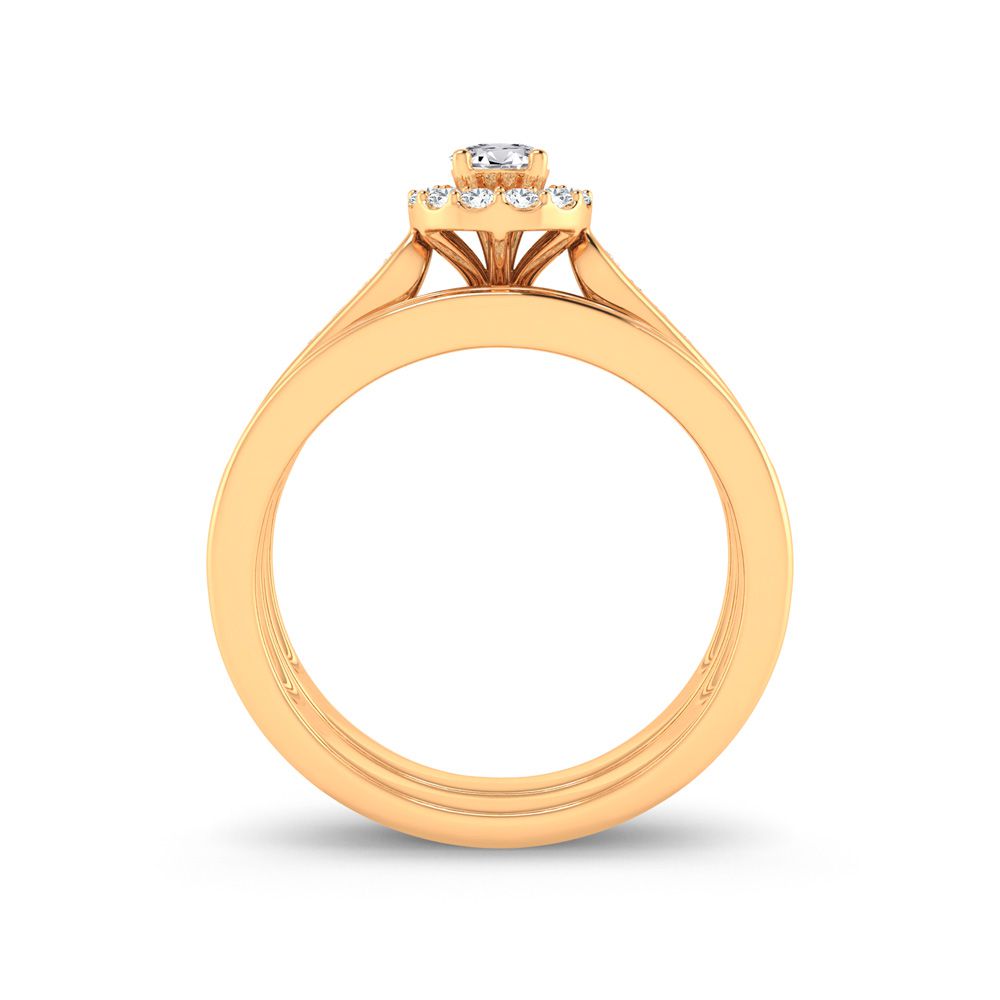 14K 0.50ct Diamond Bridal Ring