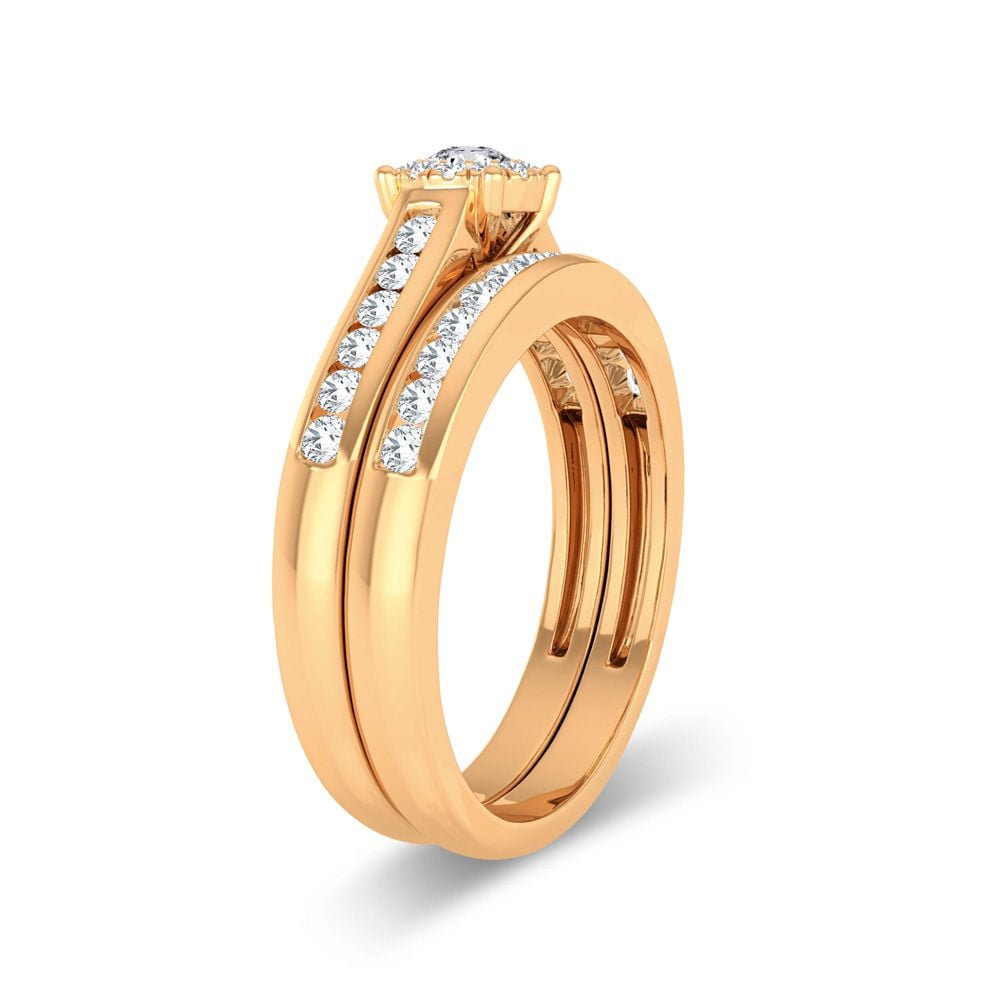 14K 0.53ct Diamond Bridal Ring