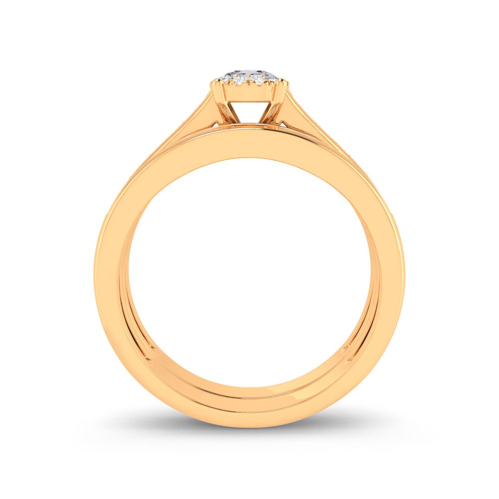 14K 0.53ct Diamond Bridal Ring