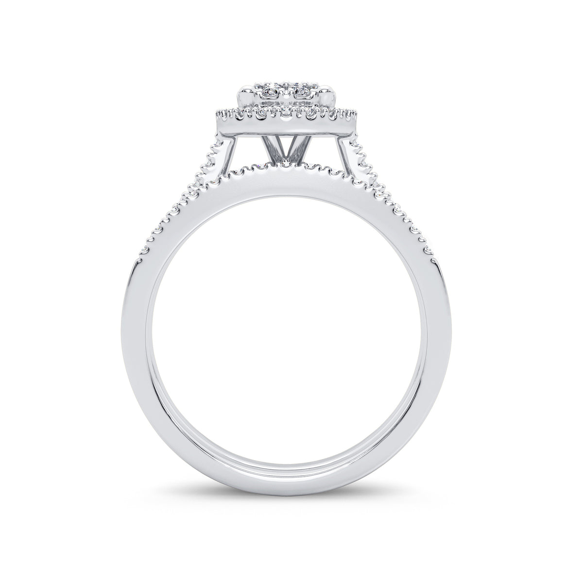 14K 0.62CT DIAMOND BRIDAL RING