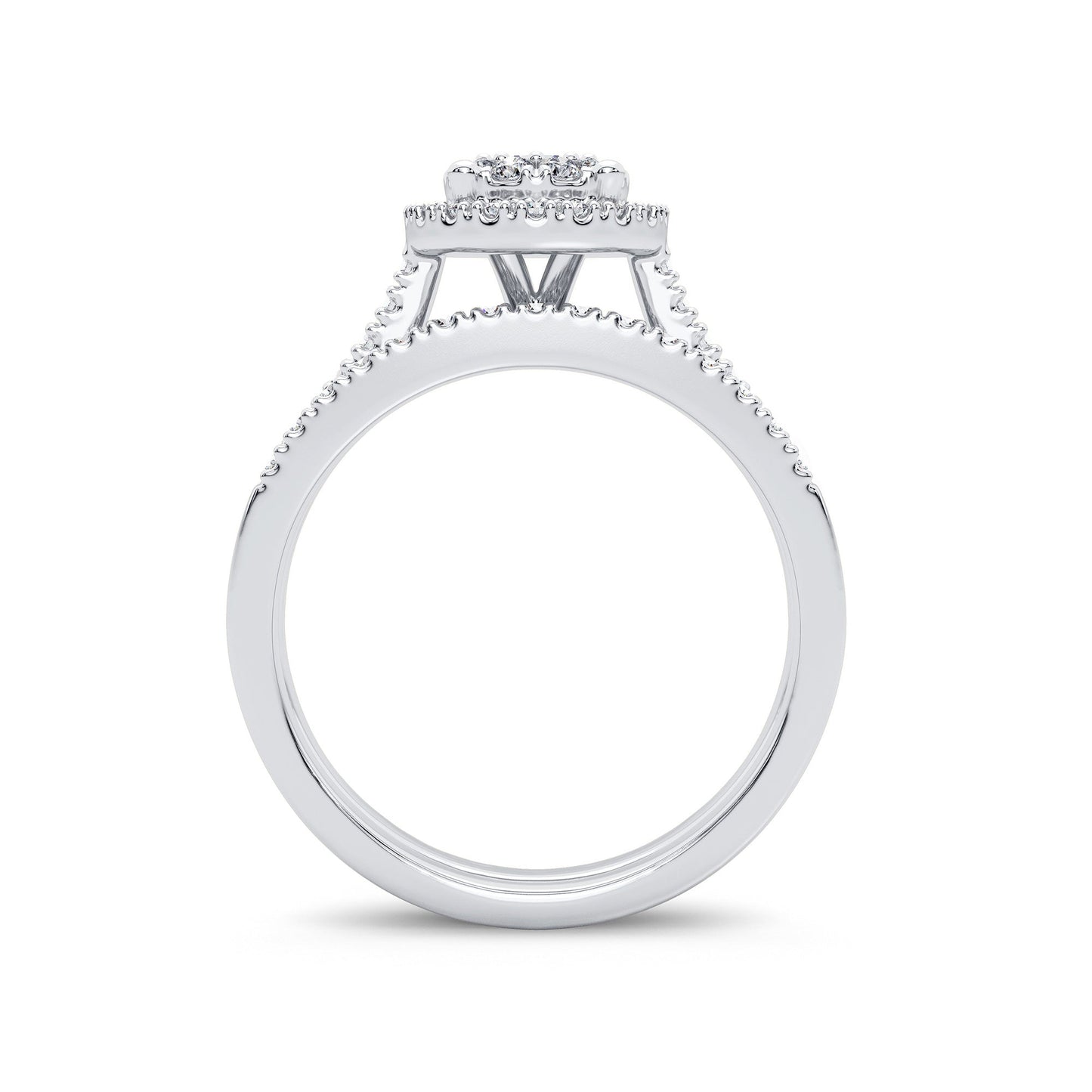 14K 0.62CT DIAMOND BRIDAL RING