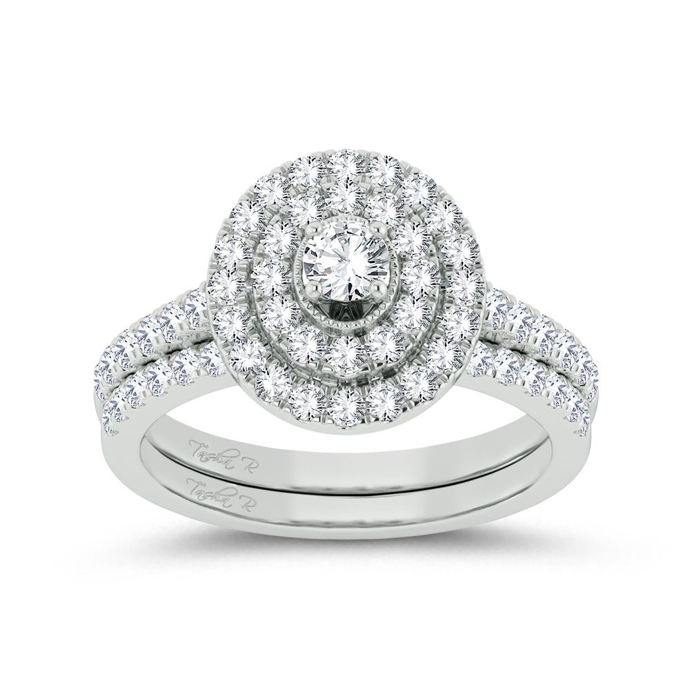 14K 1.00ct Diamond Bridal Ring