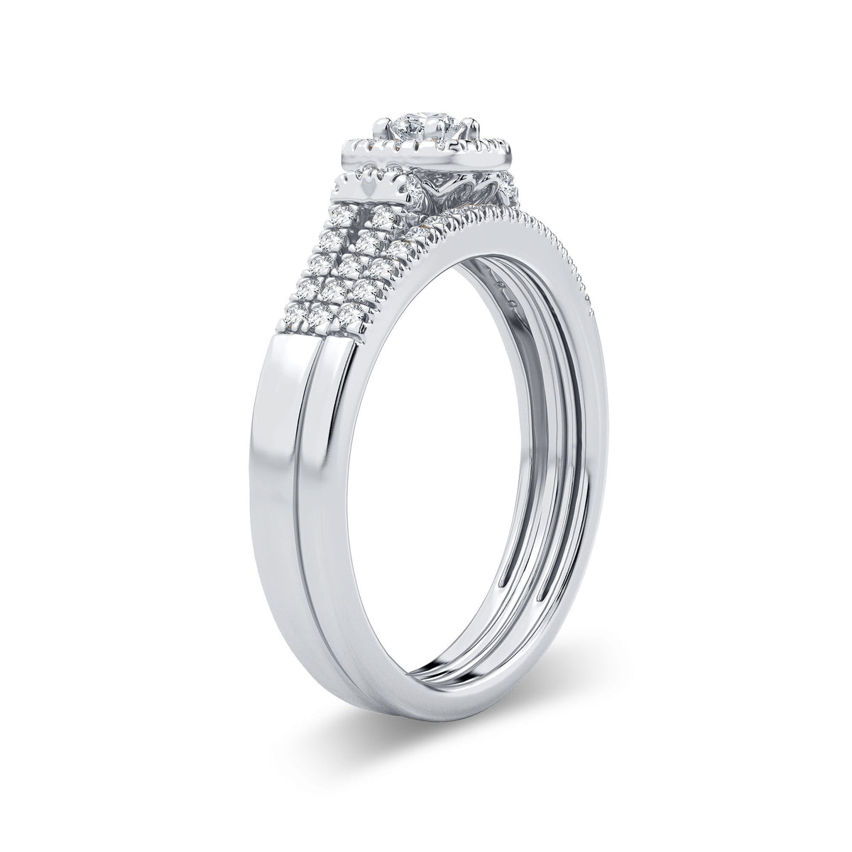 14K 0.33CT Diamond Bridal Ring