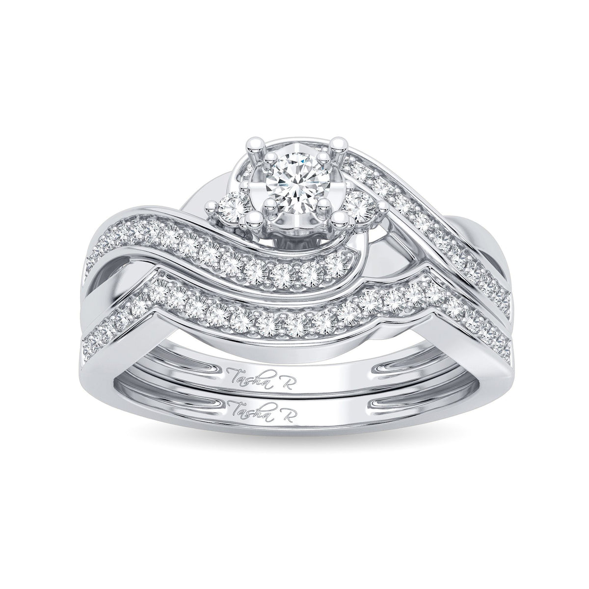 14K 0.33CT Diamond Bridal Ring