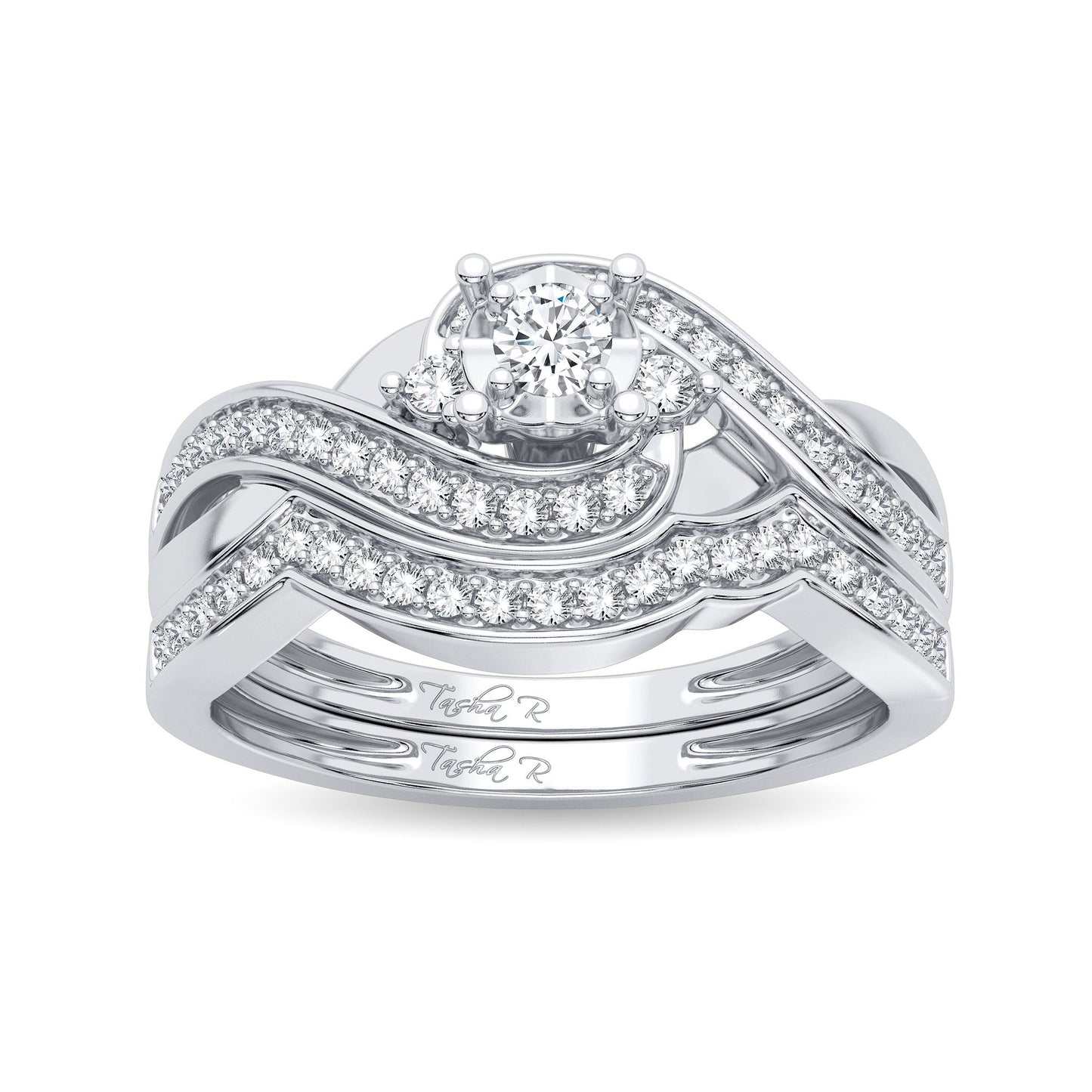 14K 0.33CT Diamond Bridal Ring