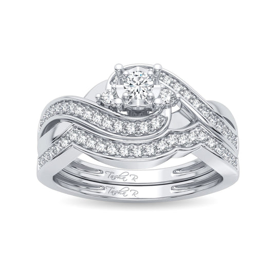 14K 0.33CT Diamond Bridal Ring