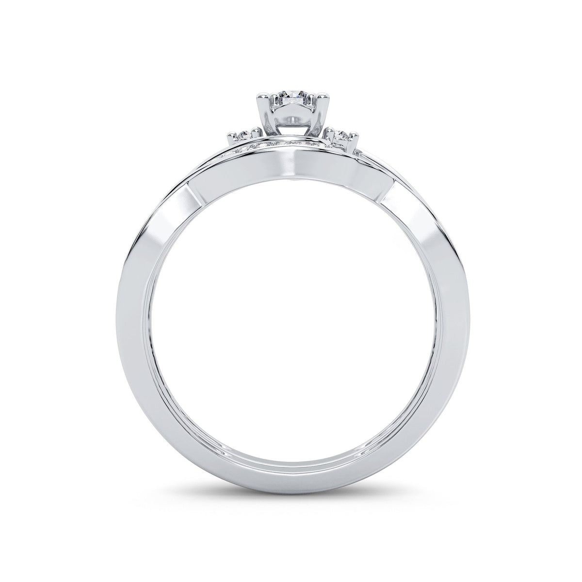 14K 0.33CT Diamond Bridal Ring