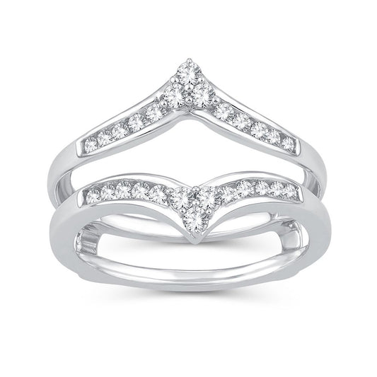 14K 0.33CT Diamond RING GUARD