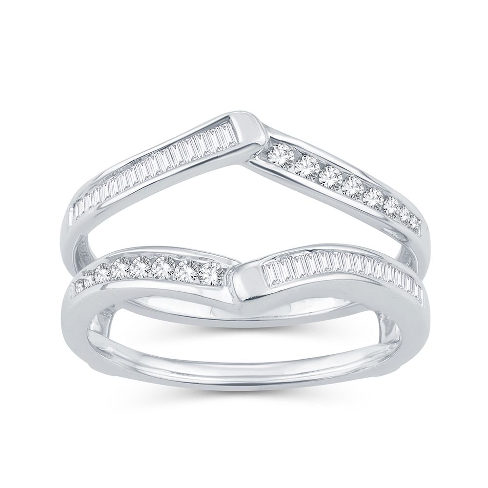 14K 0.34CT Diamond RING GUARD