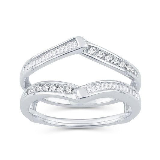 14K 0.34CT Diamond RING GUARD