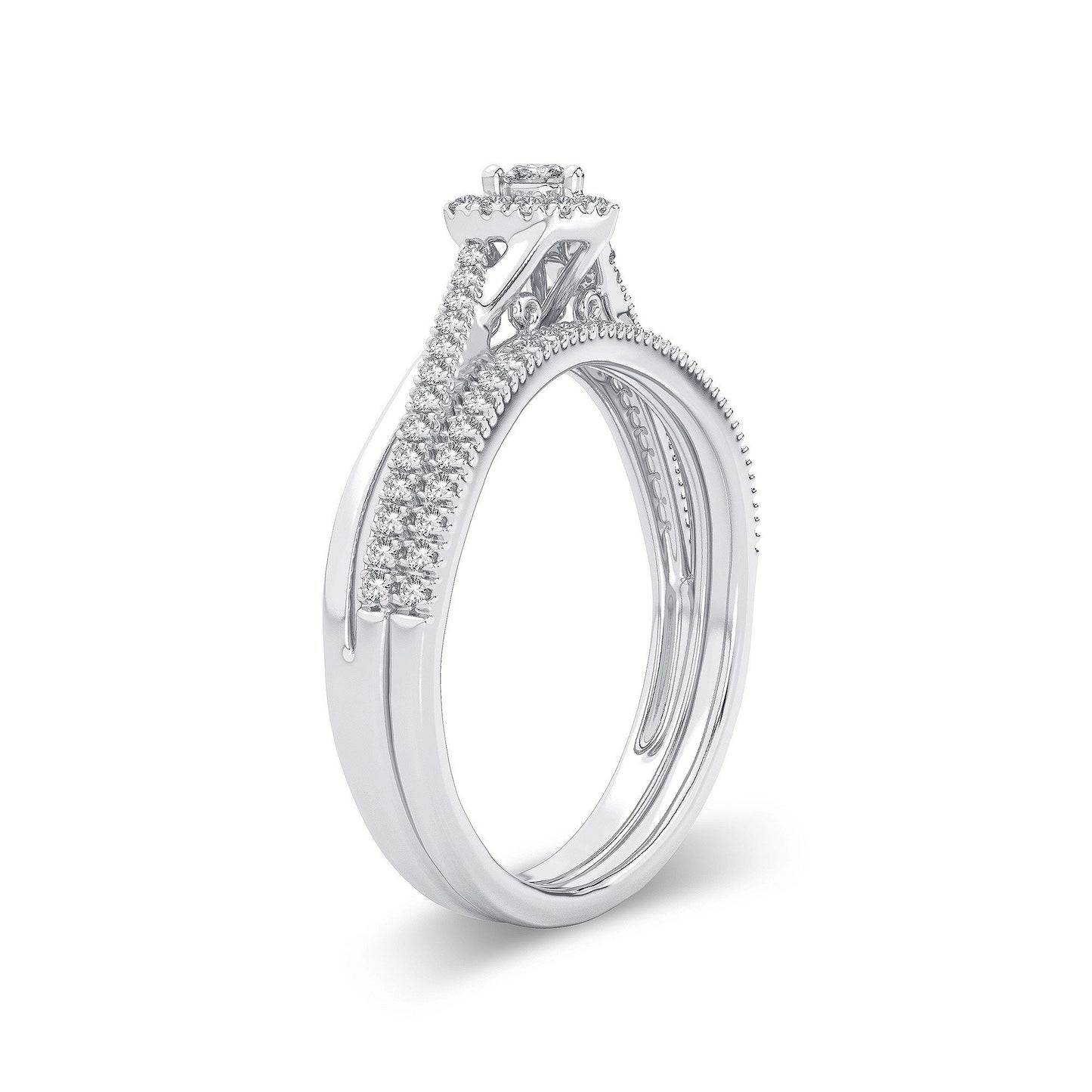 14K 0.34CT Diamond Bridal Ring
